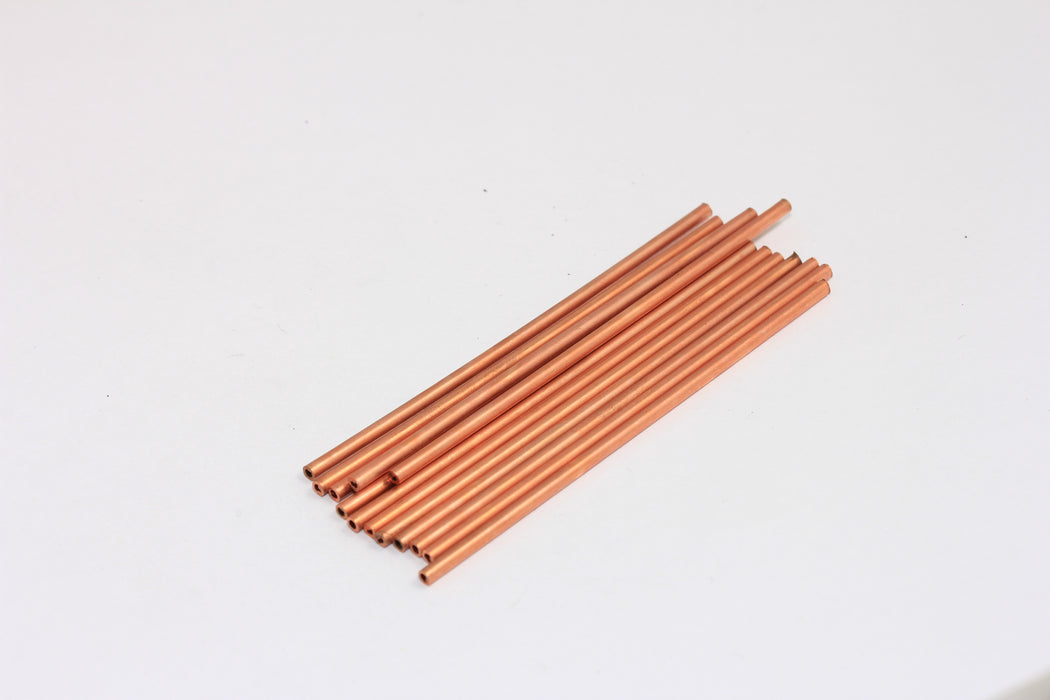 2x70mm Copper Tube Charms, Long Tube Bar, Extra Long Tubes, Necklace Tubes, TBR19