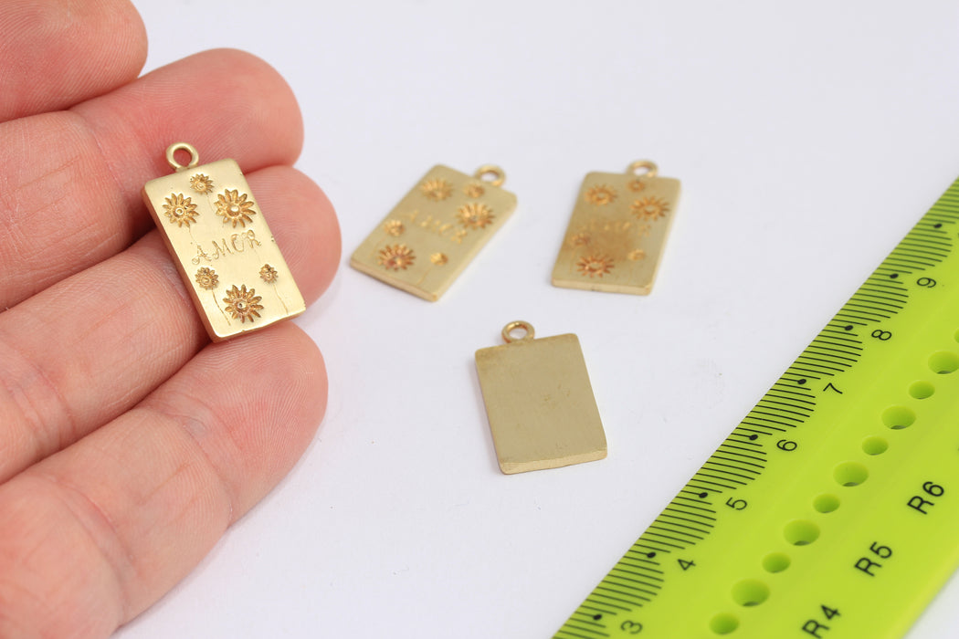 12x23mm Raw Brass Amor Pendant, Sun Pendant, Sun Amor, Pendant Necklace, Dainty Pendant, Raw Brass Findings,  ROSE514-1