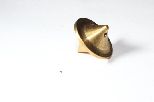 18x20mm Raw Brass Pendulum Pendant, Spike Pendants,Brass TBR18