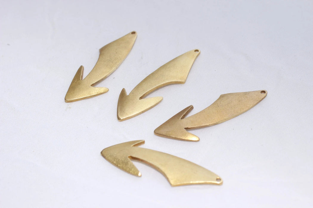 11x42mm Raw Brass Arrow Charms, Arrow Jewelry, Brass, SOM180