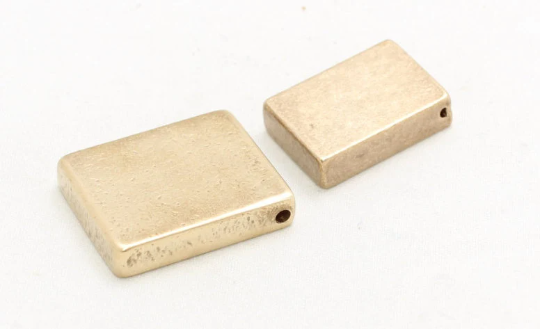 15x20mm Raw Brass Bar Pendant, Stamping Blank, Bar ,  TBR96