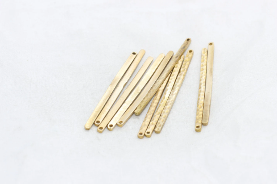 Raw Brass Bars, 1,3x2,5x50mm , Long Square Bar, Long Bar, SOM55