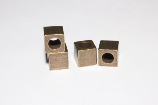 8x8mm Antique Bronze Cube Beads, Cube Tubes, findings  MA9