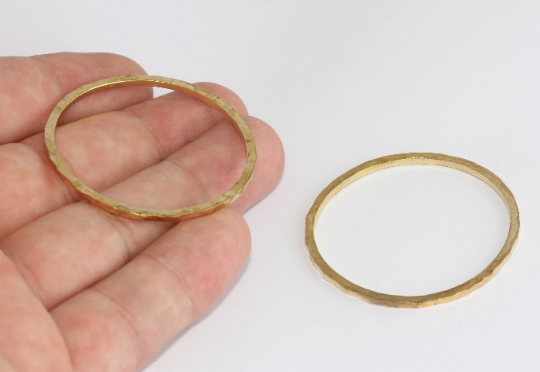 45mm Raw Brass Closed Ring, Inner 40mm Closed Ring,  Circle  XP419