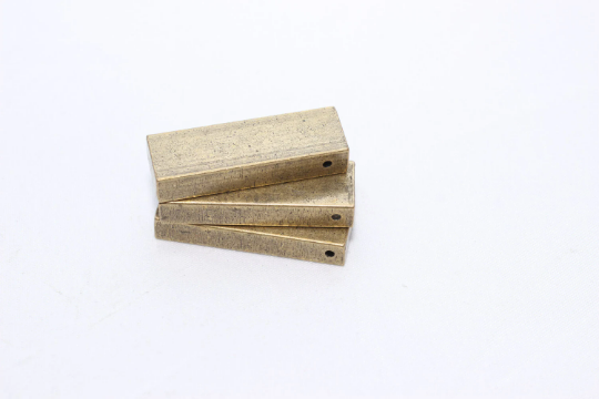 10x30mm Antique Bronze Bar Charms, Bar Necklace, Bar  ANS6